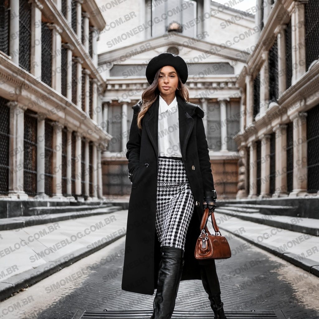 Moda de Inverno 2024 e 2025: Elegância Atemporal com Look Tradicional