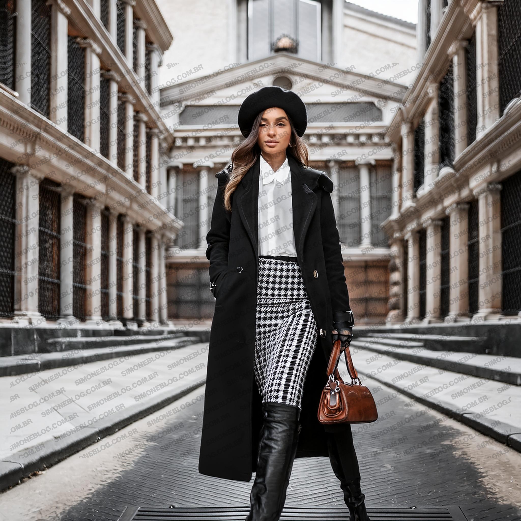 Moda de Inverno 2024 e 2025: Elegância Atemporal com Look Tradicional
