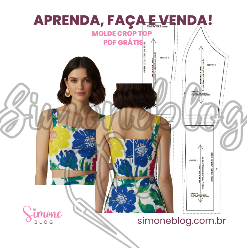 MOLDE CROP TOP ALÇAS LARGAS PDF GRÁTIS