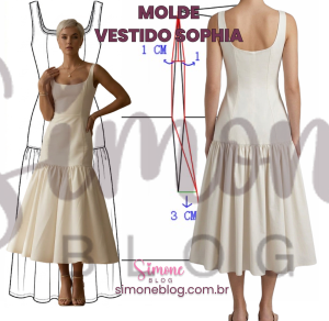 Frame 1 6 — Molde Vestido Sophia