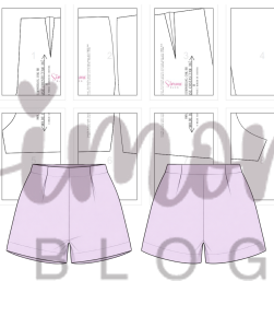 Frame 155 — molde short grátis