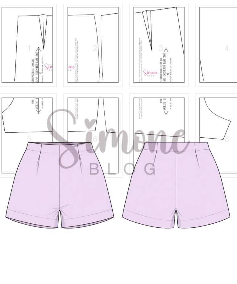 Molde base short pdf grátis tamanho 36 para passo a passo próximo post.